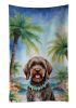 Wirehaired Pointing Griffon Luau Kitchen Towel Dish Cloths Guest Hand Towel Decorative Bathroom Towel for Face,Tea, Dishcloth, Kitchen and Bath