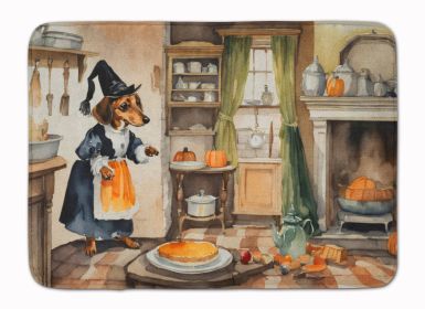 Dachshund Fall Kitchen Pumpkins Memory Foam Kitchen Mat Machine Washable Anti-Fatigue Mat Cushion Comfort Bath Mat or Kitchen Rug