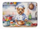 Norfolk Terrier The Chef Memory Foam Kitchen Mat Machine Washable Anti-Fatigue Mat Cushion Comfort Bath Mat or Kitchen Rug