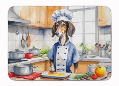 Saluki The Chef Memory Foam Kitchen Mat Machine Washable Anti-Fatigue Mat Cushion Comfort Bath Mat or Kitchen Rug