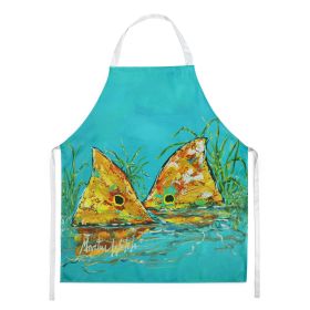 Side By Side Red Fish Apron Cooking Kitchen Server Baking Crafts Gardening for Adult Women Men, Unisex, Large, Multicolor