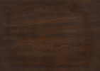 Formal Traditional Dining Set 5pc Table with Extension Leaf and 4 Side Chairs Cherry Finish Fabric Upholstery Nailhead Trim Wooden Furniture