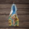 Cockapoo in Sunflowers Kitchen Towel Dish Cloths Guest Hand Towel Decorative Bathroom Towel for Face,Tea, Dishcloth, Kitchen and Bath