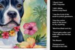 NEW Staffordshire Bull Terrier Luau Kitchen Towel Dish Cloths Guest Hand Towel Decorative Bathroom Towel for Face,Tea, Dishcloth, Kitchen and Bath