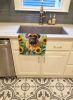 Bullmastiff in Sunflowers Kitchen Towel Dish Cloths Guest Hand Towel Decorative Bathroom Towel for Face,Tea, Dishcloth, Kitchen and Bath