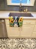 Boston Terrier in Sunflowers Kitchen Towel Dish Cloths Guest Hand Towel Decorative Bathroom Towel for Face,Tea, Dishcloth, Kitchen and Bath