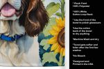 English Springer Spaniel in Sunflowers Kitchen Towel Dish Cloths Guest Hand Towel Decorative Bathroom Towel for Face,Tea, Dishcloth, Kitchen and Bath