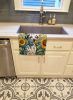 Dalmatian in Sunflowers Kitchen Towel Dish Cloths Guest Hand Towel Decorative Bathroom Towel for Face,Tea, Dishcloth, Kitchen and Bath