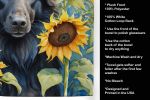 Belgian Sheepdog in Sunflowers Kitchen Towel Dish Cloths Guest Hand Towel Decorative Bathroom Towel for Face,Tea, Dishcloth, Kitchen and Bath