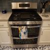 Borzoi in Sunflowers Kitchen Towel Dish Cloths Guest Hand Towel Decorative Bathroom Towel for Face,Tea, Dishcloth, Kitchen and Bath
