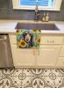 Afghan Hound in Sunflowers Kitchen Towel Dish Cloths Guest Hand Towel Decorative Bathroom Towel for Face,Tea, Dishcloth, Kitchen and Bath