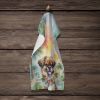 Tibetan Spaniel Luau Kitchen Towel Dish Cloths Guest Hand Towel Decorative Bathroom Towel for Face,Tea, Dishcloth, Kitchen and Bath