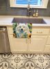 American Eskimo in Sunflowers Kitchen Towel Dish Cloths Guest Hand Towel Decorative Bathroom Towel for Face,Tea, Dishcloth, Kitchen and Bath