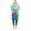Koi Fish Apron Cooking Kitchen Server Baking Crafts Gardening for Adult Women Men, Unisex, Large, Multicolor