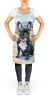 French Bulldog Spring Path Apron Cooking Kitchen Server Baking Crafts Gardening for Adult Women Men, Unisex, Large, Multicolor