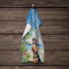 Welsh Terrier Luau Kitchen Towel Dish Cloths Guest Hand Towel Decorative Bathroom Towel for Face,Tea, Dishcloth, Kitchen and Bath
