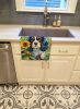 Cavalier Spaniel in Sunflowers Kitchen Towel Dish Cloths Guest Hand Towel Decorative Bathroom Towel for Face,Tea, Dishcloth, Kitchen and Bath
