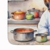 Saint Bernard The Chef Memory Foam Kitchen Mat Machine Washable Anti-Fatigue Mat Cushion Comfort Bath Mat or Kitchen Rug