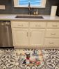 Doberman Pinscher The Chef Memory Foam Kitchen Mat Machine Washable Anti-Fatigue Mat Cushion Comfort Bath Mat or Kitchen Rug