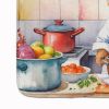 Norfolk Terrier The Chef Memory Foam Kitchen Mat Machine Washable Anti-Fatigue Mat Cushion Comfort Bath Mat or Kitchen Rug