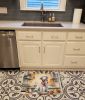 Italian Greyhound The Chef Memory Foam Kitchen Mat Machine Washable Anti-Fatigue Mat Cushion Comfort Bath Mat or Kitchen Rug