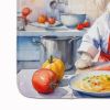 Maltese The Chef Memory Foam Kitchen Mat Machine Washable Anti-Fatigue Mat Cushion Comfort Bath Mat or Kitchen Rug