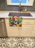 Basenji in Sunflowers Kitchen Towel Dish Cloths Guest Hand Towel Decorative Bathroom Towel for Face,Tea, Dishcloth, Kitchen and Bath
