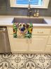Anatolian Shepherd in Sunflowers Kitchen Towel Dish Cloths Guest Hand Towel Decorative Bathroom Towel for Face,Tea, Dishcloth, Kitchen and Bath