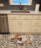 Chocolate Labrador Retriever The Chef Memory Foam Kitchen Mat Machine Washable Anti-Fatigue Mat Cushion Comfort Bath Mat or Kitchen Rug