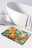 Florida Orange Blossom in Watercolor Memory Foam Kitchen Mat Machine Washable Anti-Fatigue Mat Cushion Comfort Bath Mat or Kitchen Rug