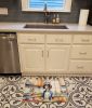 Saluki The Chef Memory Foam Kitchen Mat Machine Washable Anti-Fatigue Mat Cushion Comfort Bath Mat or Kitchen Rug