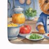 Norwich Terrier The Chef Memory Foam Kitchen Mat Machine Washable Anti-Fatigue Mat Cushion Comfort Bath Mat or Kitchen Rug