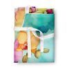 Orchids in Watercolor Apron Cooking Kitchen Server Baking Crafts Gardening for Adult Women Men, Unisex, Large, Multicolor