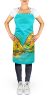 Side By Side Red Fish Apron Cooking Kitchen Server Baking Crafts Gardening for Adult Women Men, Unisex, Large, Multicolor
