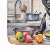 Pug The Chef Memory Foam Kitchen Mat Machine Washable Anti-Fatigue Mat Cushion Comfort Bath Mat or Kitchen Rug
