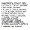 Woodstock Organic Dark Chocolate Almonds - Case Of 8 - 6.5 Oz