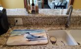 Tern Resting Dish Drying Mat Absorbent Dish Drying Mat Pad for Kitchen Counter Dish Drainer Mat for Countertop, 14 x 21", Multicolor