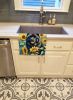 Chow Chow in Sunflowers Kitchen Towel Dish Cloths Guest Hand Towel Decorative Bathroom Towel for Face,Tea, Dishcloth, Kitchen and Bath