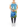 Hydrangeas in Watercolor Apron Cooking Kitchen Server Baking Crafts Gardening for Adult Women Men, Unisex, Large, Multicolor